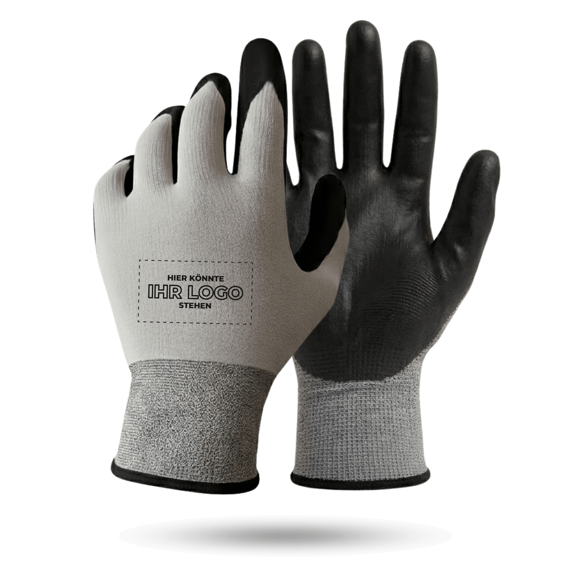 Arbeitshandschuhe bedrucken mit Logo - Grau GP-GS-1