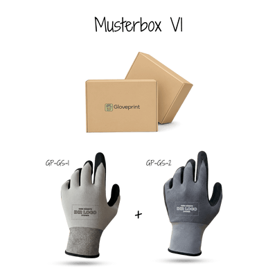 Musterbox mit GP Druck - Grau & Grau